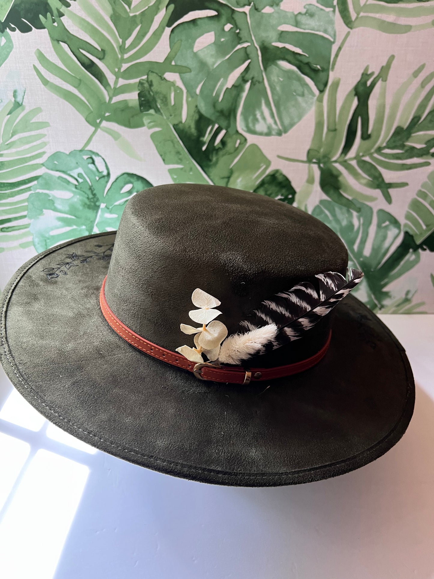 Spanish Style Suede Hat